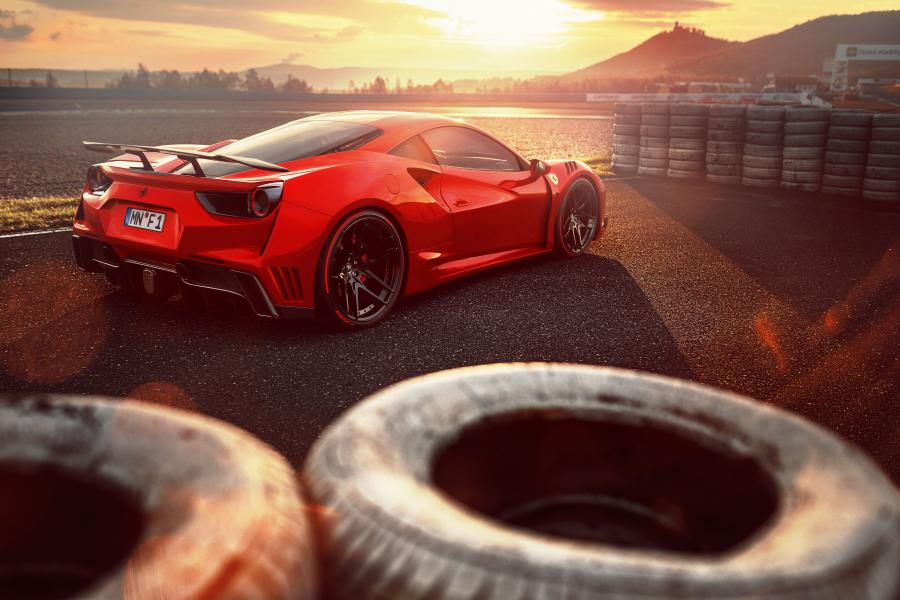  Ferrari 488 GTB N-Largo by Novitec Rosso 2017 года  (фото 9 из 23)